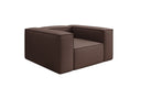 Canapé fauteuil Lesley en Tissu