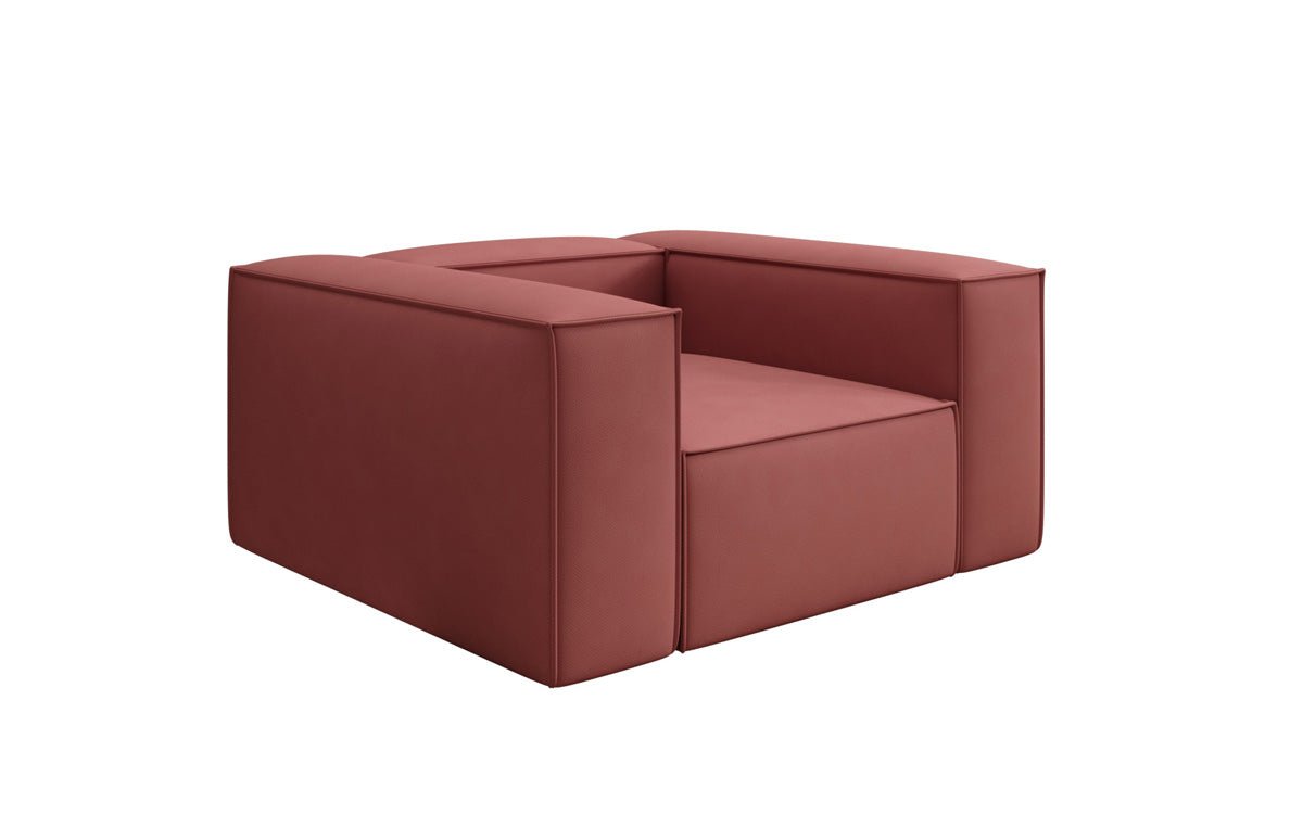Designer Sofa-Sessel Lesley in Stof