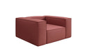Canapé fauteuil Lesley en Tissu