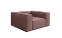 Canapé fauteuil Lesley en Tissu