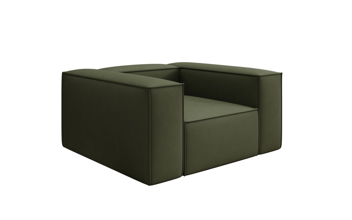 Designer Sofa-Sessel Lesley in Stof