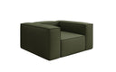 Canapé fauteuil Lesley en Tissu