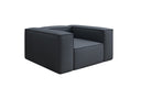 Canapé fauteuil Lesley en Tissu