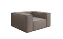 Canapé fauteuil Lesley en Tissu