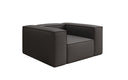 Canapé fauteuil Lesley en Tissu
