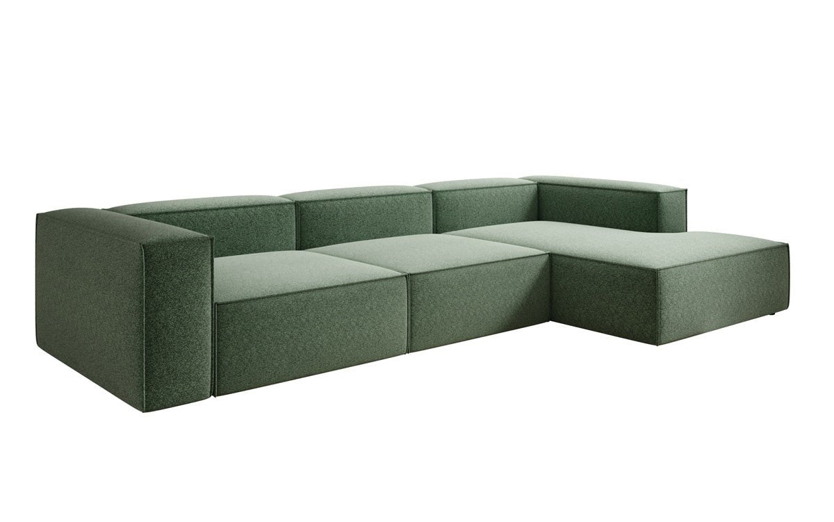 Designsofa Lesley L in structuurstof