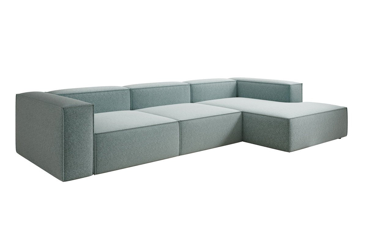 Designsofa Lesley L in structuurstof