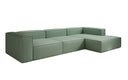 Designer Ecksofa Lesley in Echtleder