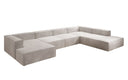 Canapé design Lesley U XXL en Velours