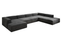 Canapé design Lesley U XXL en Velours