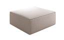 Tabouret d’appoint Lesley en tissu texturé