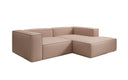 Designer Ecksofa Lesley Mini in Echtleder