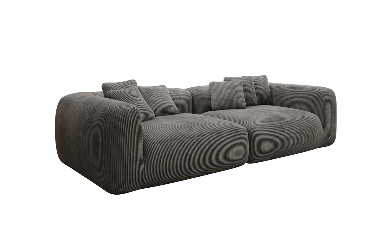 Designer Sofa Tully 3 Sitzer in Cord (Ultra bequem)