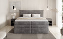 Boxspringbett Stella mit Stauraum in Cord