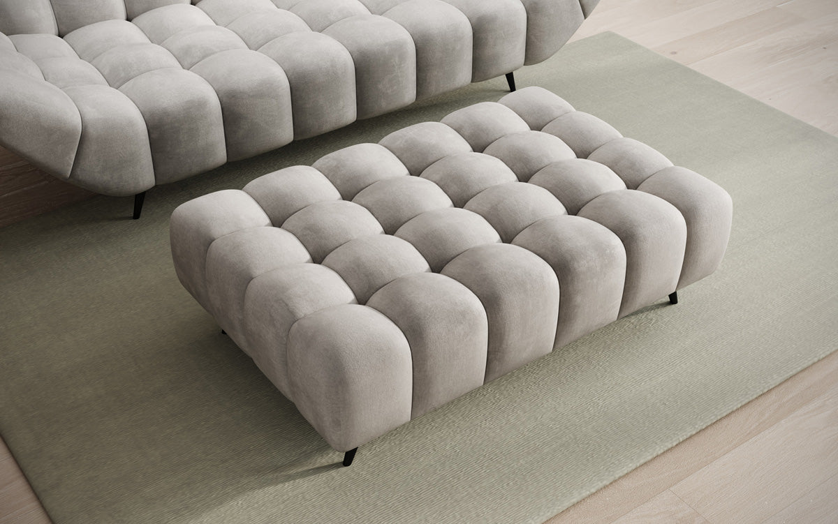 Beistellhocker Amora en Velours