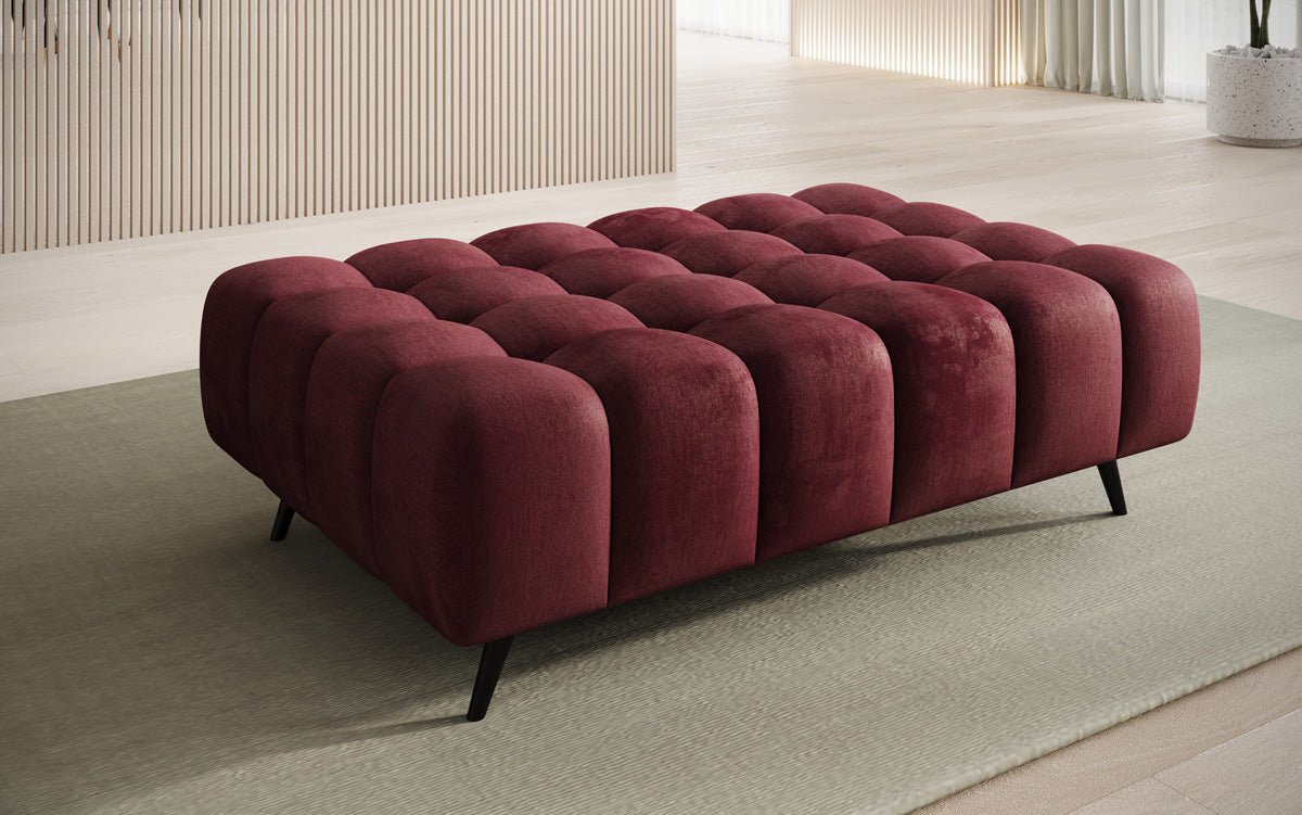 Beistellhocker Amora en Velours
