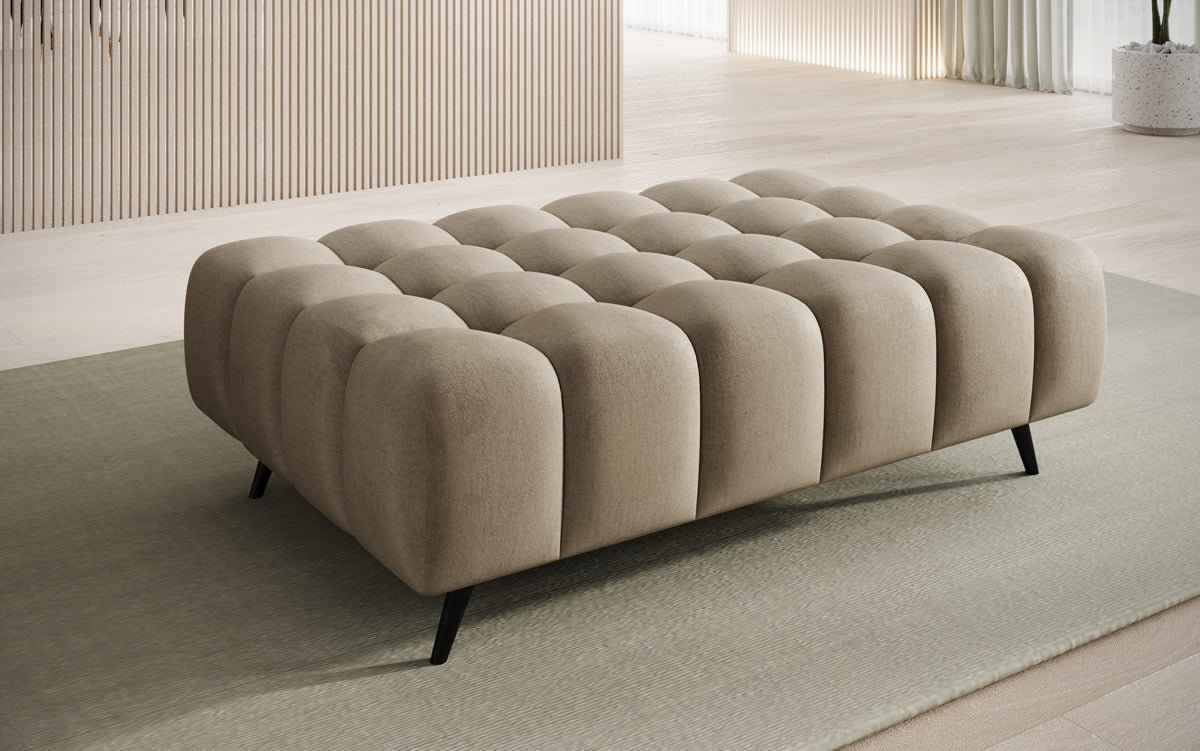 Beistellhocker Amora en Velours