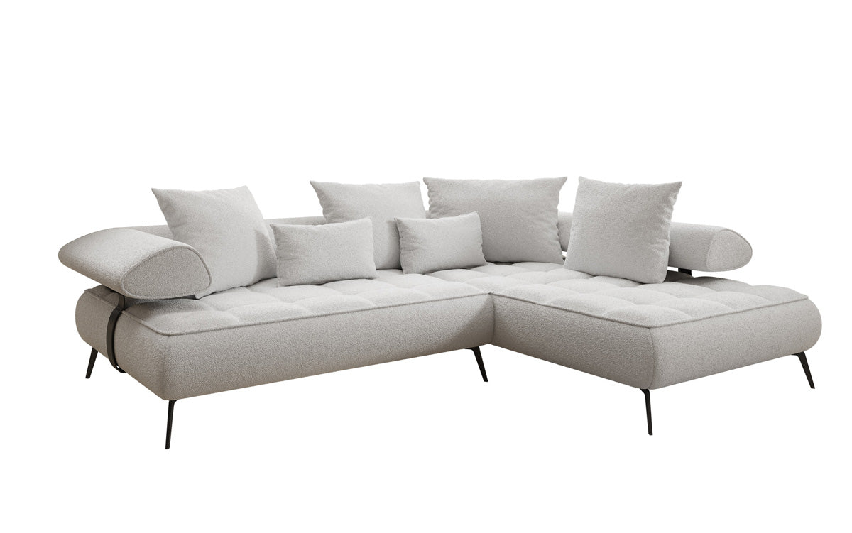 Designersofa Sydney L Bouclé met elektrische slaapfunctie