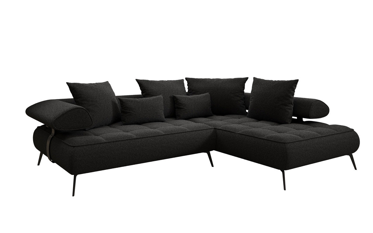 Designersofa Sydney L Bouclé met elektrische slaapfunctie
