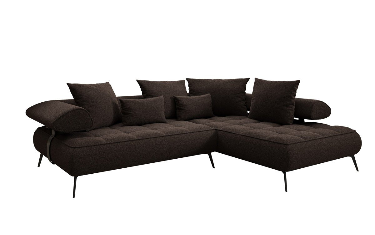 Designersofa Sydney L Bouclé met elektrische slaapfunctie