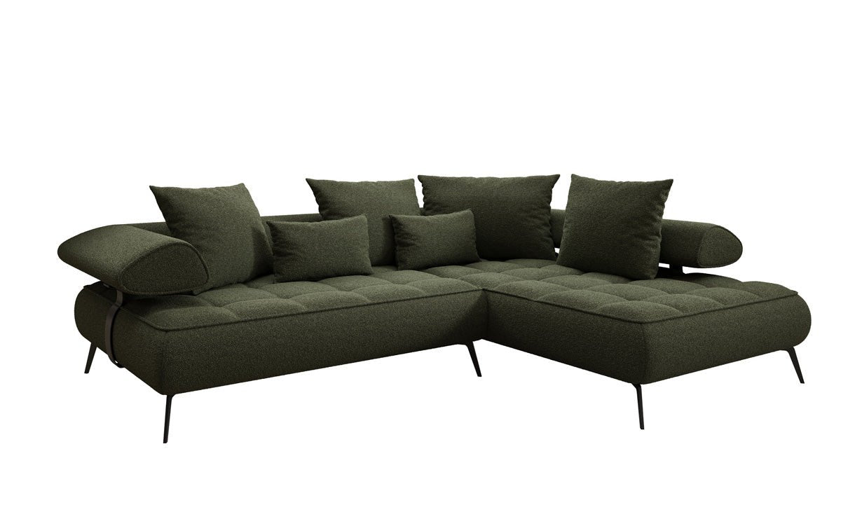 Designersofa Sydney L Bouclé met elektrische slaapfunctie