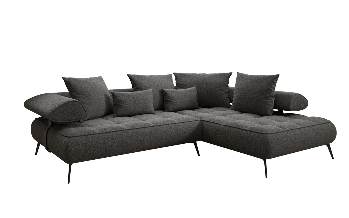 Designersofa Sydney L Bouclé met elektrische slaapfunctie