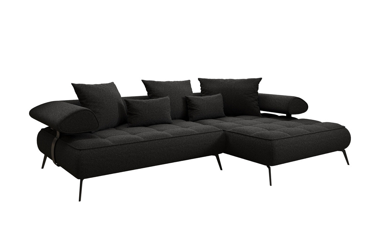 Canapé design Sydney L II Bouclé avec fonction de couchage électrique