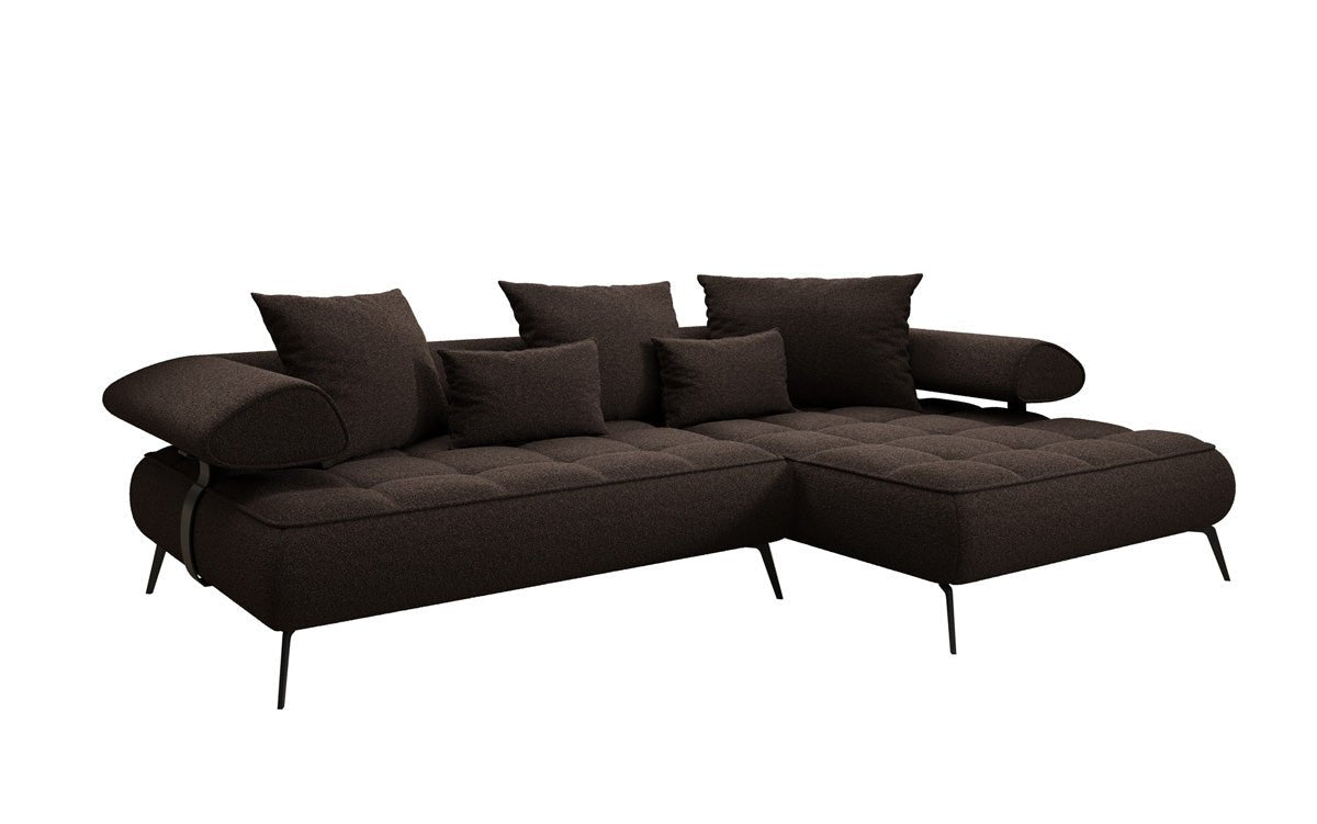 Canapé design Sydney L II Bouclé avec fonction de couchage électrique
