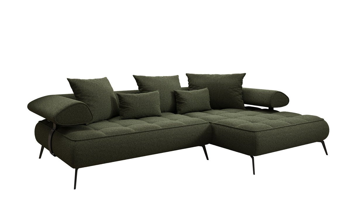 Canapé design Sydney L II Bouclé avec fonction de couchage électrique