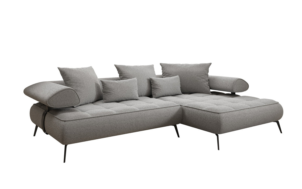 Canapé design Sydney L II Bouclé avec fonction de couchage électrique