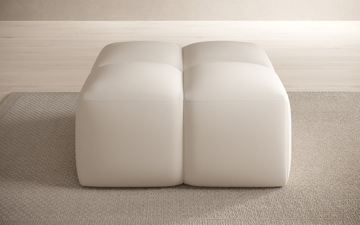 Beistellhocker Celly en Tissu