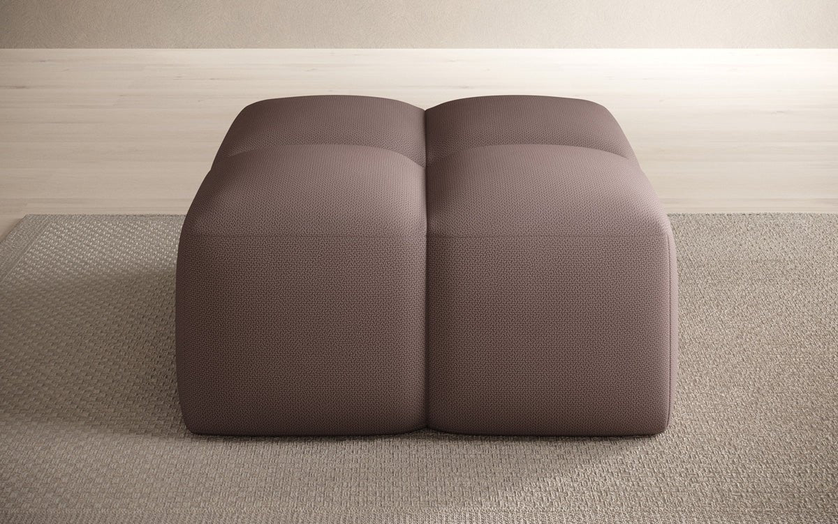 Beistellhocker Celly en Tissu