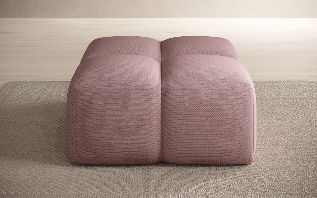 Beistellhocker Celly en Tissu