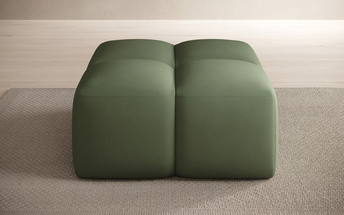Beistellhocker Celly en Tissu