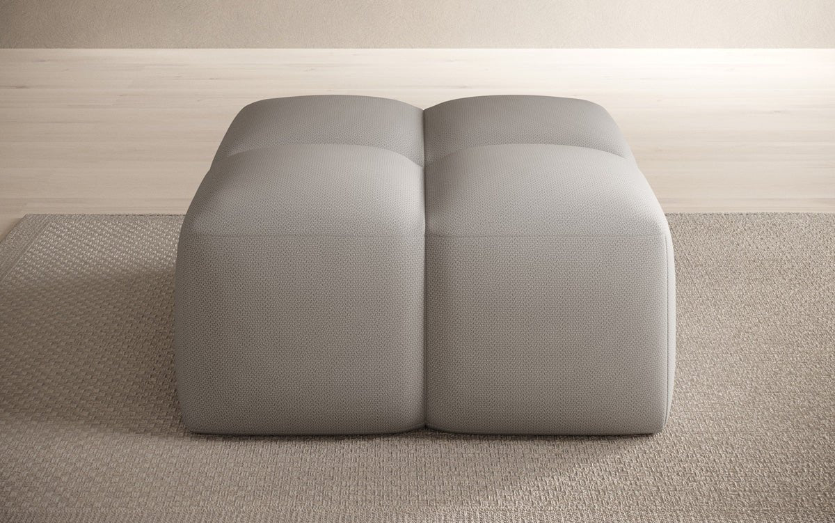 Beistellhocker Celly en Tissu