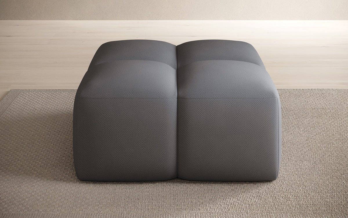 Beistellhocker Celly en Tissu