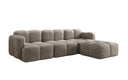 Canapé d’angle design Celly en Velours