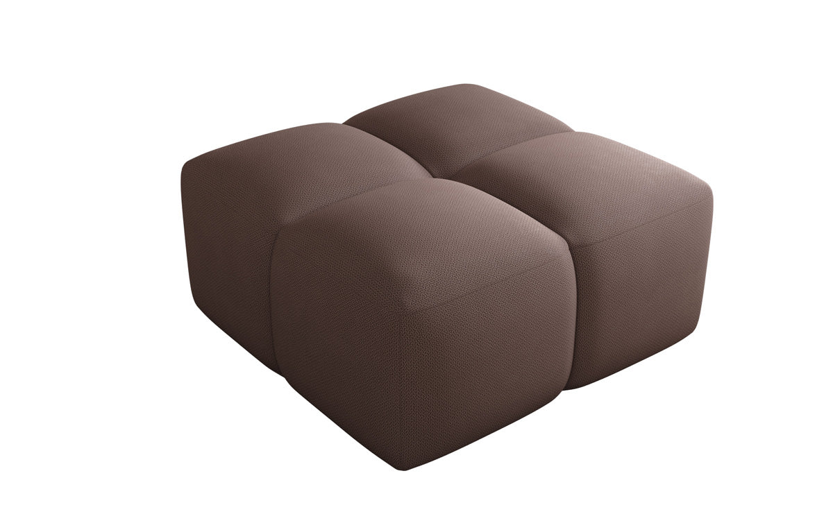 Beistellhocker Celly en Tissu