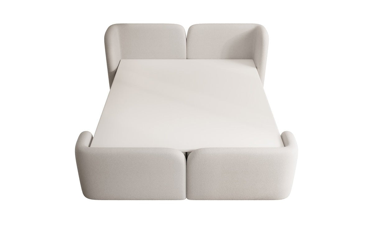 Boxspringbed Riva Bouclé met opbergruimte