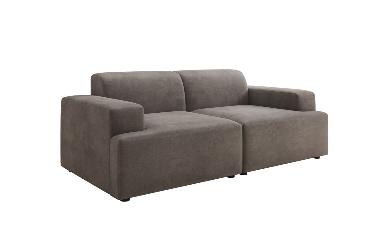 Designer 2-zits bank Monza in Fluweel