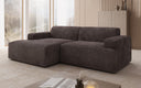Designer hoekbank Monza in Ribstof