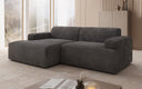 Designer hoekbank Monza in Ribstof