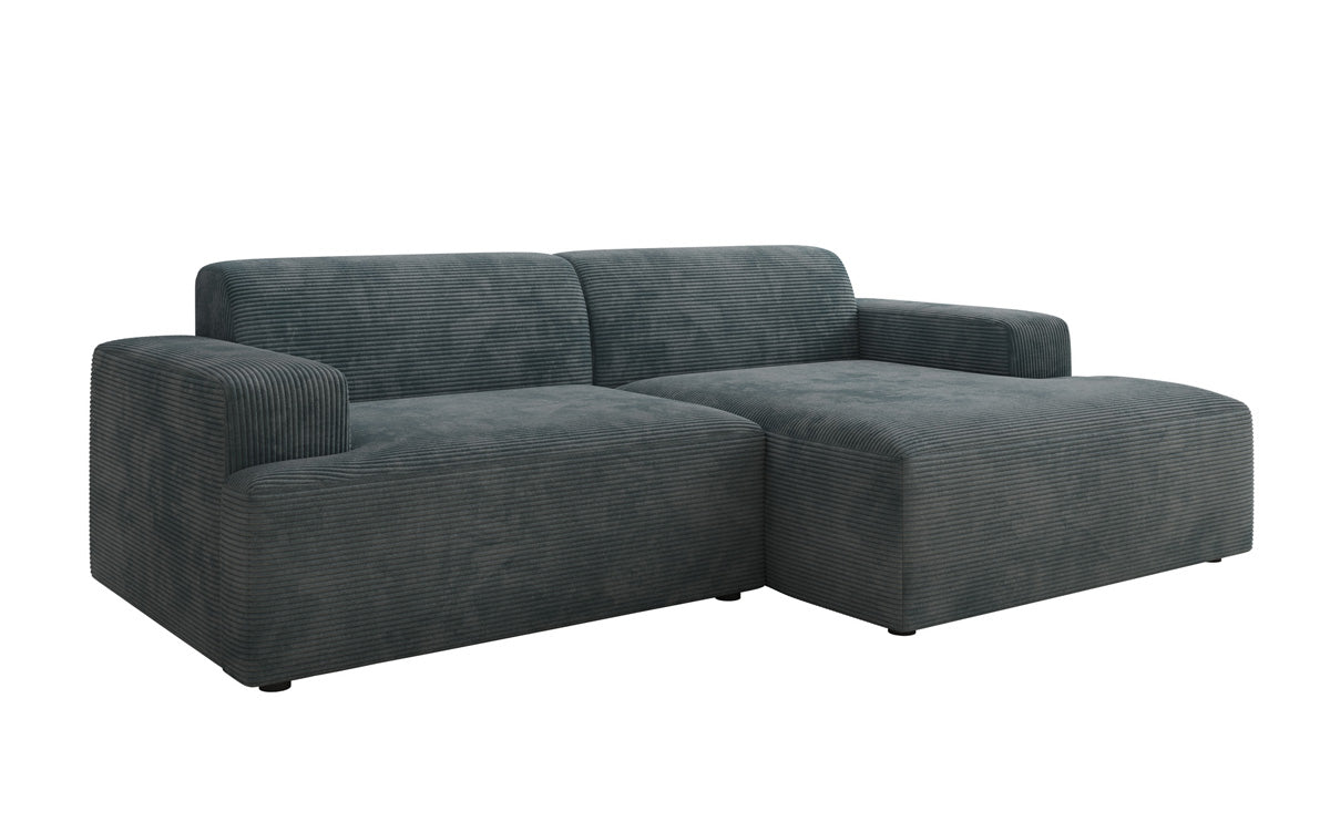 Designbank Monza L in Ribstof