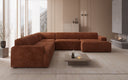 Canapé design Monza Wohnlandschaft U XXL en Côtelé