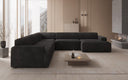 Canapé design Monza Wohnlandschaft U XXL en Côtelé