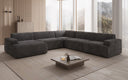 Canapé design Monza Wohnlandschaft U XXL en Côtelé
