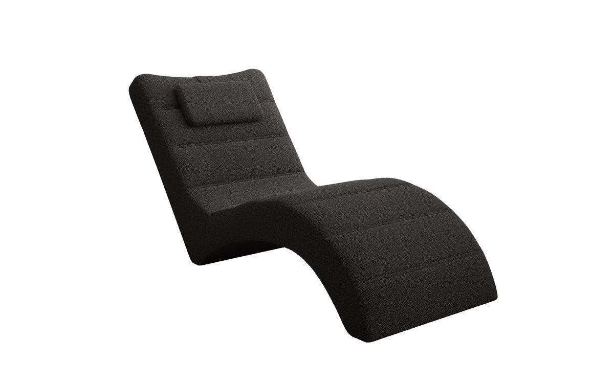 Chaise longue Designer Relax Leon en Bouclé