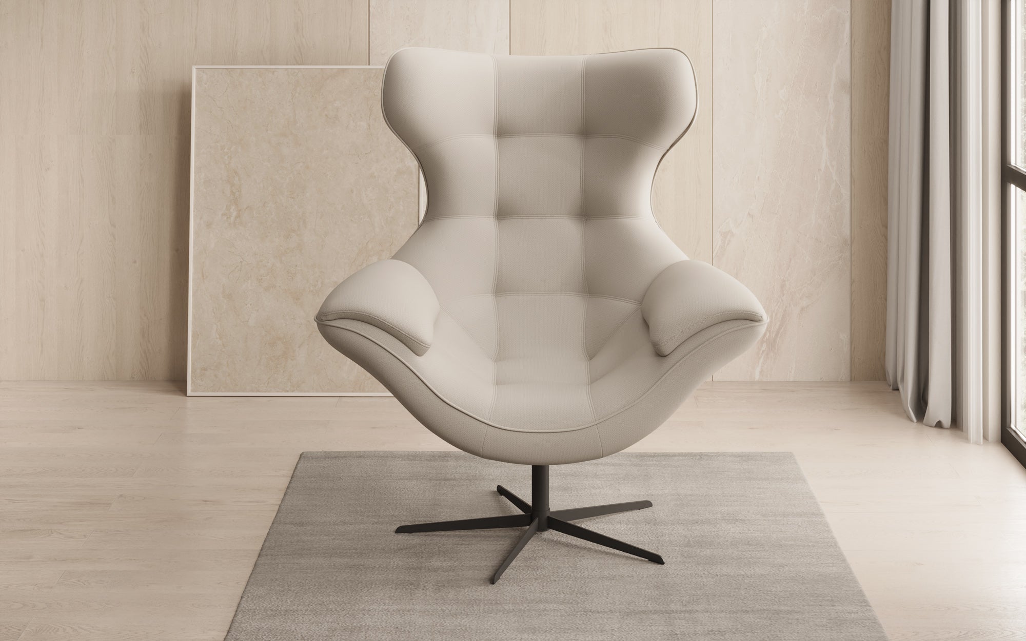 Designer Sofa-Sessel Aurelio in Stof