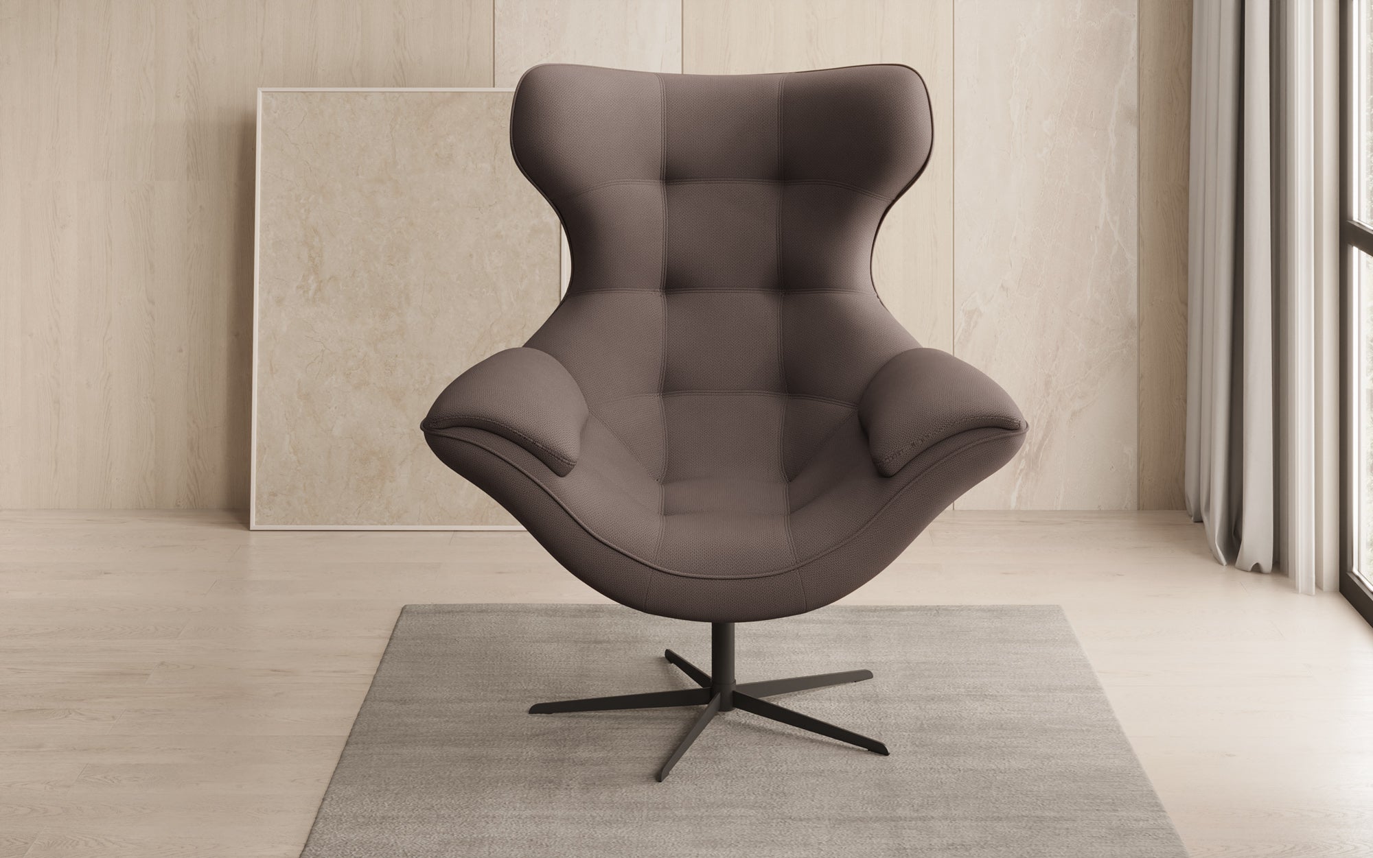Designer Sofa-Sessel Aurelio in Stof