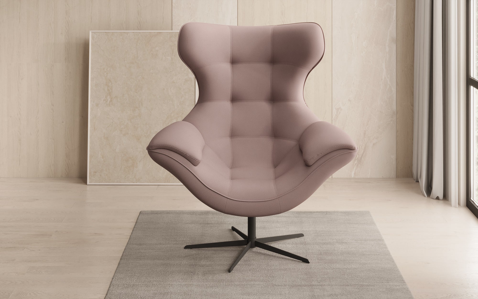 Designer Sofa-Sessel Aurelio in Stof